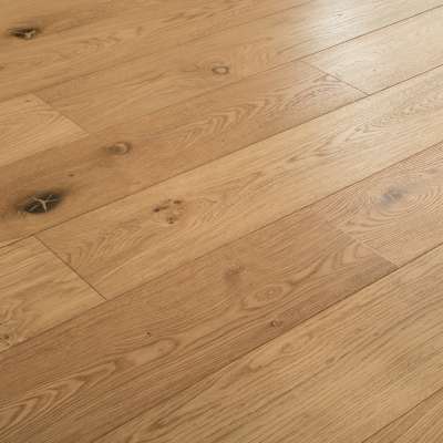 2200mm width UV oiled brushed and smoked Oak engineered parquet flooring