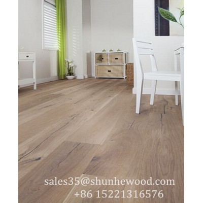 Wax Oiled French White Oak Timber Engineered Oak Wood Flooring