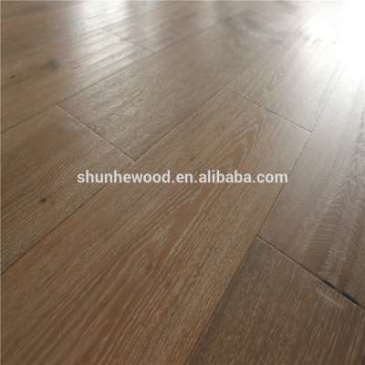 Cheap Prices Brushed Smoked 220mm Wide 2200 Long Floorboard 6mm Wear Layer Oak Parquet Engineered Oak Wood Flooring